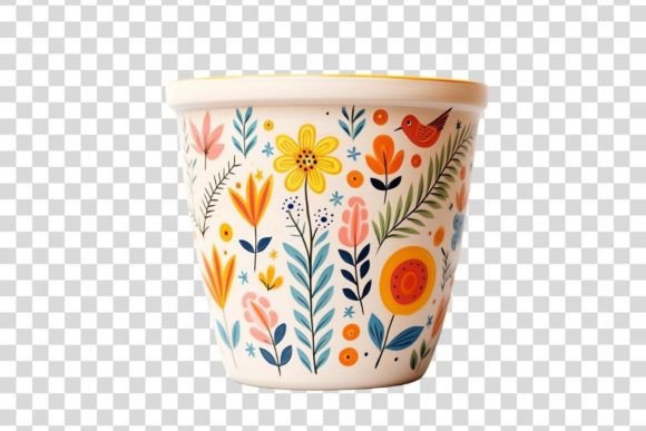 1060 Decorative Plant Pot Isolated – A Strategic Tool for Creative and Professional Use