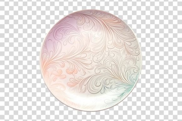 1064 Decorative Plate Isolated: A Versatile Tool for Stunning Flat Lay Design