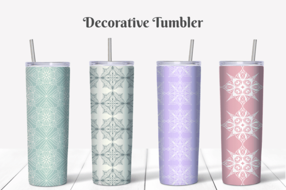 4 Decorative Tumbler: A Versatile Design Set for Crafting Enthusiasts