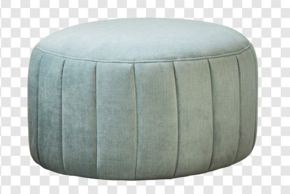 761 Decorative Ottoman Isolated – A Versatile Design Element for Creative Projects