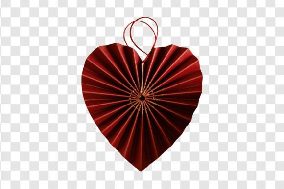 944 Decorative Red Heart Isolated: A Versatile Design Element for Creative Projects