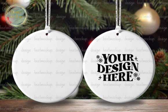 Decorative Christmas Ornament Mockup – A Creative Design Tool