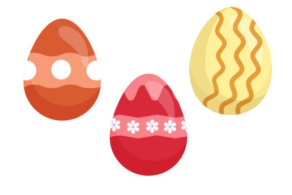 Decorative Easter Egg Flat Icon for Versatile Design Projects