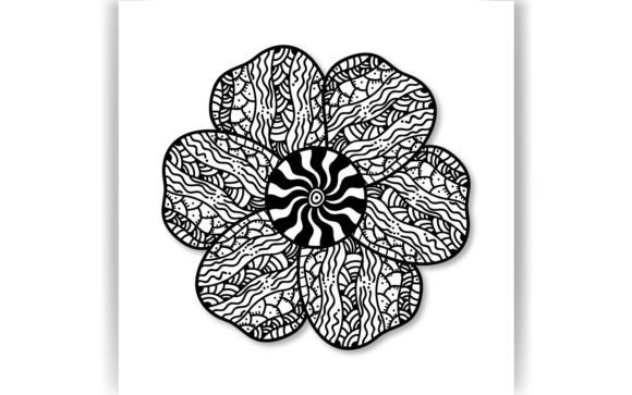Decorative Flower Coloring Page SVG: A Versatile Tool for Creative Projects