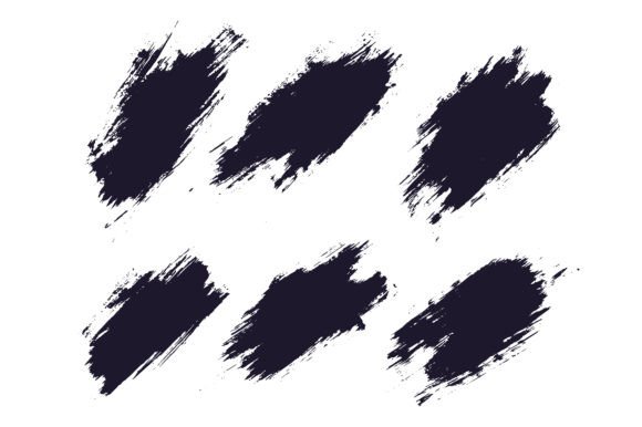 Decorative Paintbrush Background Set for Creative Projects