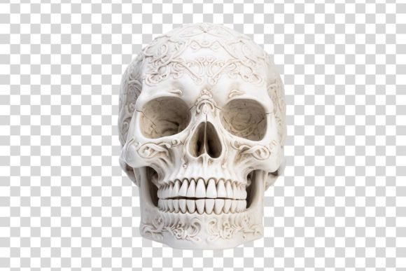 Decorative Skull 1 Isolated: A Must-Have for Creative Scene Design