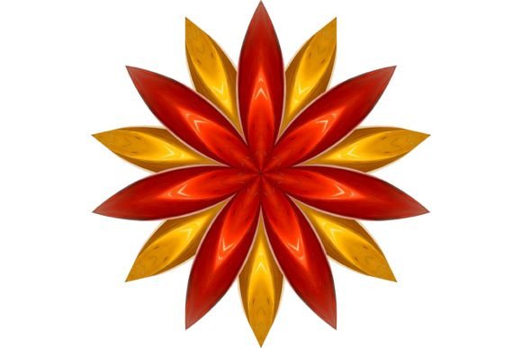 Digital Flower 304 – Vibrant Design Element for Creative Projects