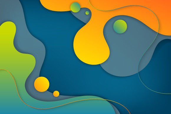 Enhance Your Designs with Abstract Gradient Free Shape Decorative Elements