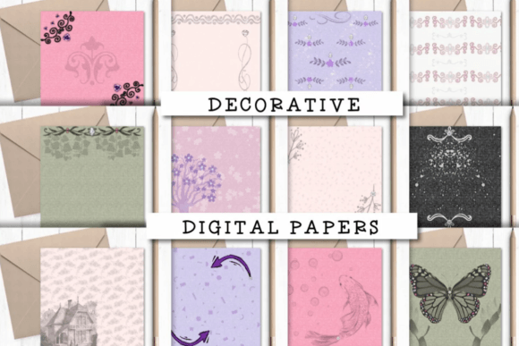 Enhance Your Designs with Decorative Digital Papers
