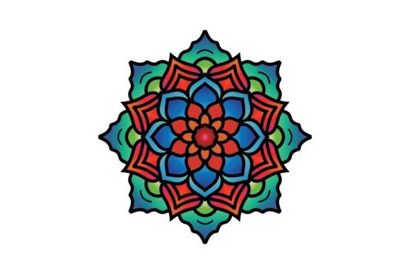 Enhancing Creativity with the Decorative Flower Mandala Icon: A Modern Design Essential
