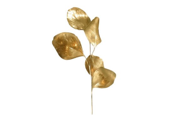 Enhancing Design with the 6803 Gold Decorative Leaf Isolated Element