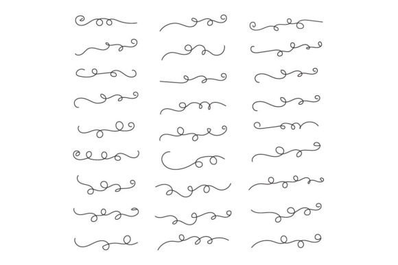 Enhancing Designs with Flourishes Swirls Decorative Elements