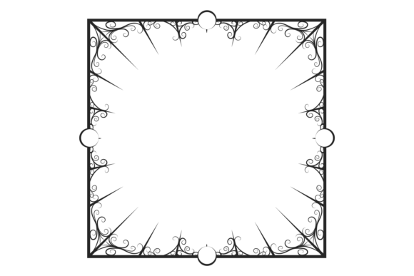 Enhancing Visual Appeal with the Decorative Square Frame: A Guide to Ornate Border Design