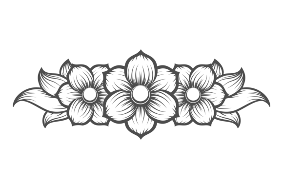 Floral Vintage Filigree: Decorative Orna for Timeless Elegance