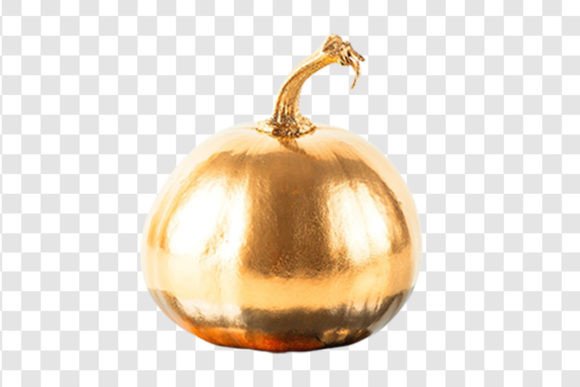 How the 1832 Golden Decorative Pumpkin Isolated Enhances Design Projects