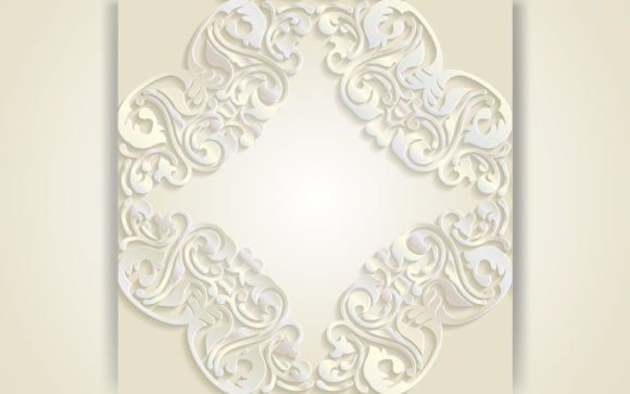 Paper Cut Decorative Floral Pattern SVG: A Modern Twist on Timeless Design