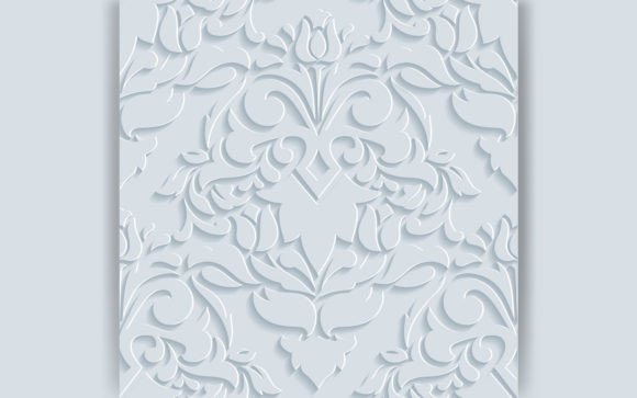 Paper Cut Decorative Flower Greeting SVG