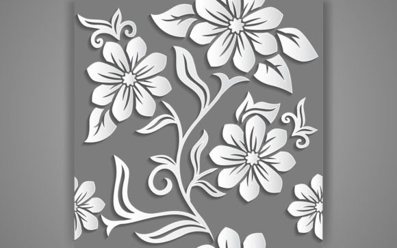 Paper Cut Decorative Seamless Pattern: A Versatile Design Element for Creative Projects