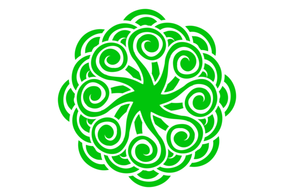Round Decorative Pattern: Oriental Tradi