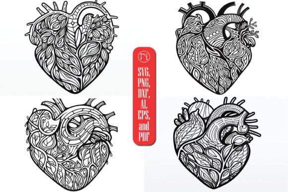 Valentine’s Decorative Heart SVG Bundle: A Creative Essential for Crafting Lovers